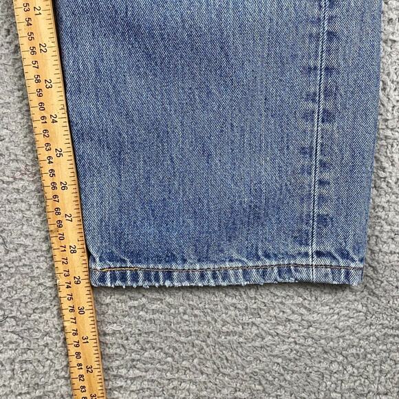 Levi's 505 Regular Straight Fit Distress Jeans Men's 38x30 Medium Wash Denim New - Picture 8 of 14